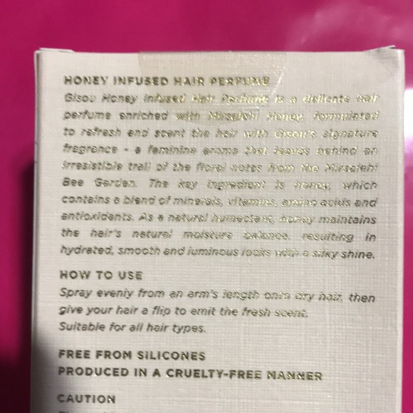 GISOU honey infused hair perfume NEW BNIB SEALED hair perfume - Picture 5 of 10